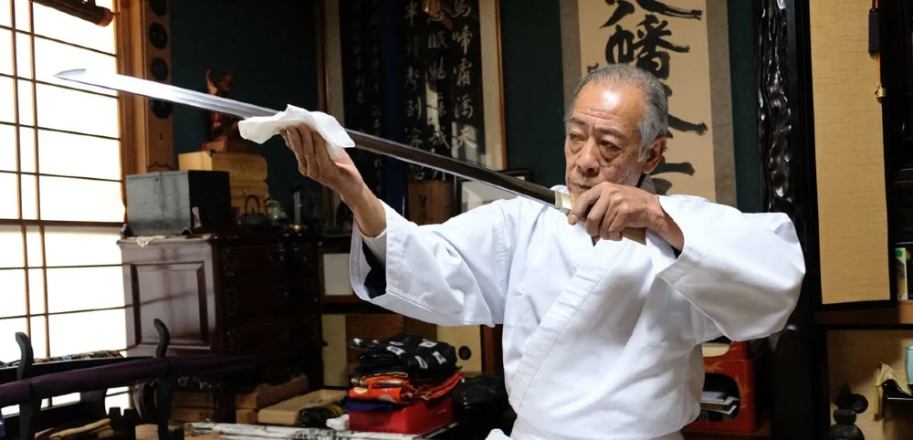 Cura della katana
