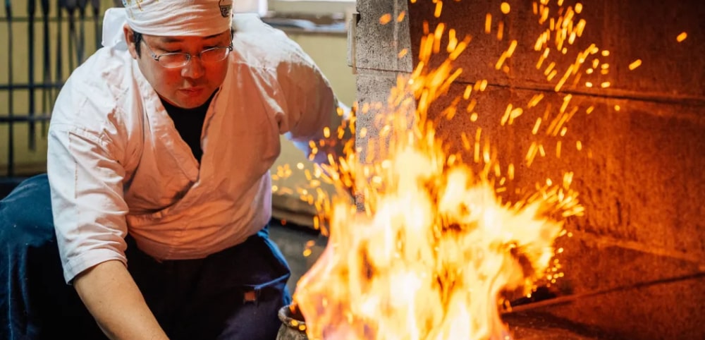 La lavorazione e la tempra di una spada giapponese