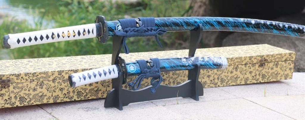 Esporre una katana giapponese