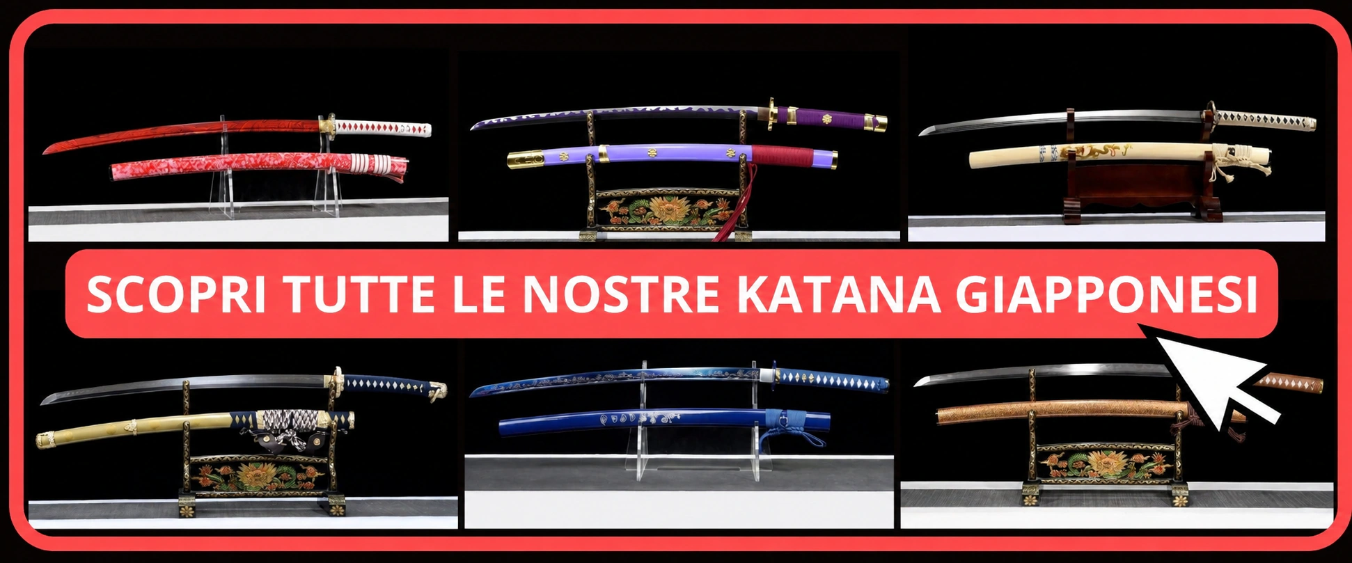 Scopri tutti i nostri modelli di katana giapponesi